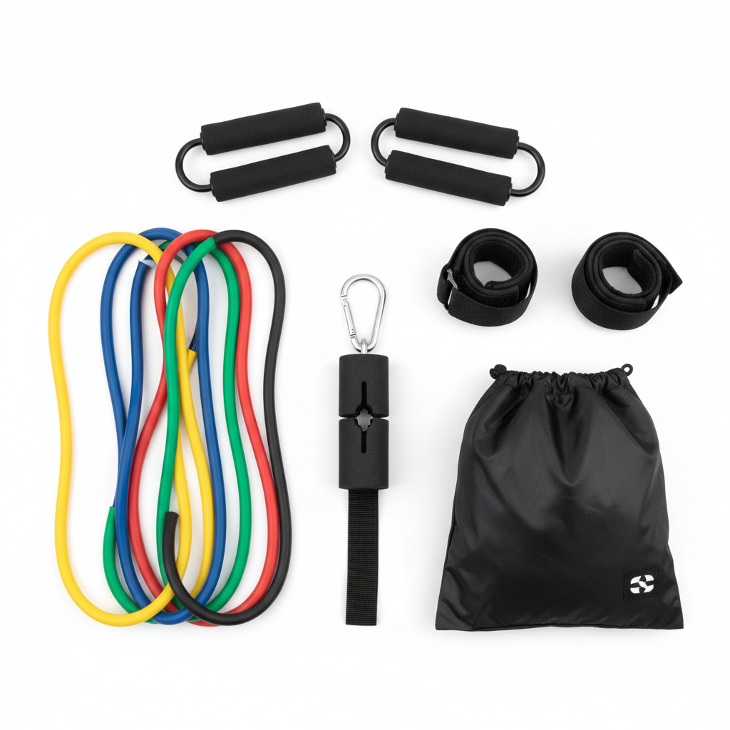 Resistance Bands Set - 5 Levels Complete Kit